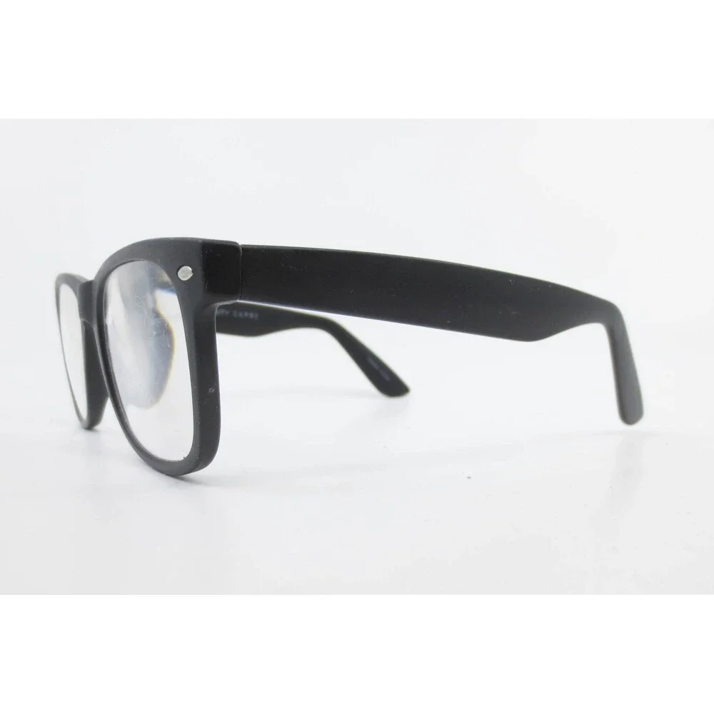 University Capri Eyeglasses Matte Black Wayfarer Frames 52-20-145 36708